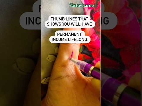 Do you have these lines on your thumb? #vastucharms #astrology #youtube #youtubeshorts #palmistry