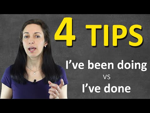 Present Perfect Simple (have done) or Continuous (have been doing) | 4 BIG tips | English Grammar