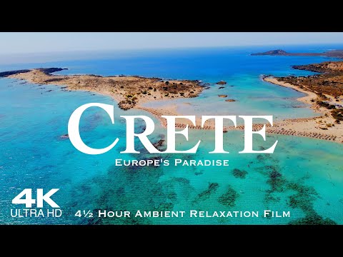 [4K] CRETE 2024 🇬🇷 4 HOUR Drone Aerial of Balos Elafonisi & Falasarna | Greece Kreta Creta