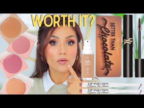 TRYING *VIRAL* MAKEUP 2023 : WHATS NEW DRUGSTORE & HIGHEND