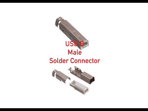 USB B Male Solder Connector P#98