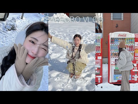 (SUB) Sapporo Honeymoon VLOG⛄️Japanese convenience store recommendations