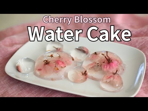 Cherry Blossom Water Cake | A Step-by-Step Guide to The Japanese Spring's Best Dessert~Sakura Season