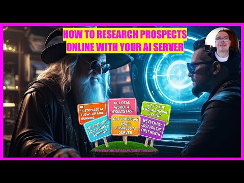 How to research and contact prospects with your AI server (in 4 min)