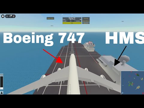 Trying To Land A Boeing 747 ON An AIRCRAFT CARRIER In Pilot Training Flight Simulator