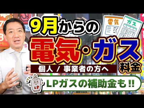 【9月の電気代こうなります】LPガスは自治体補助/ 都市ガス・電気は大手10社すべて値下げ/ 具体的な値引額/ 自治体によるLPガス補助/ 厚労省の支援策/ 詐欺注意!!〈24年9月時点〉