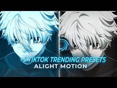 +5 Tiktok Trending presets #10 [ XML + QR + CC ] #anime  #alightmotionpresets #jjk #bluelock #naruto