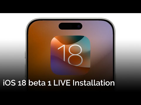 iOS 18 Beta 1 LIVE Installation!