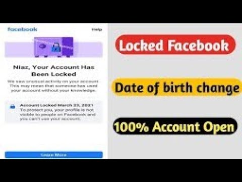 🔴 HOW TO CHANGE LOCKET FACEBOOK ACCOUNT ID DATE OF BIRTH 🔴  2021 Working Trick 💯