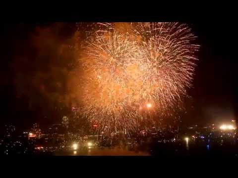 Last 40 seconds of Fireworks - 4th of July at Boston