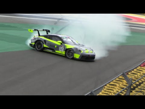 GT OPEN 500 Spa 2024 - Crash, Spins, Contact,..