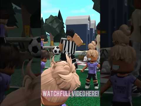 HUNTERS SOCCER GAME! #roblox #bloxburg #shorts #short