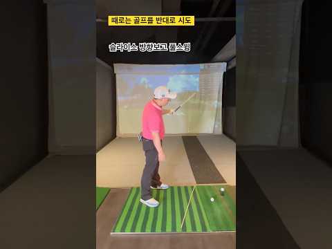 골프스윙은 반대로 시도할 필요가 있어요 퇴근길 골프레슨 오후 6시 golflesson