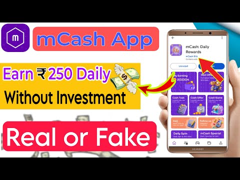 mCash App Real or Fake !! mCash App Payment Proof !! 2024 BEST MONEY EARNING APP ₹100