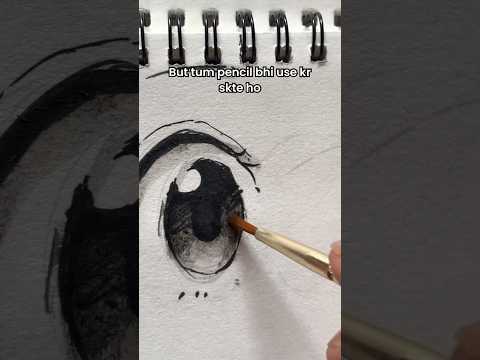 THIS is the EASIEST WAY TO DRAW EYES!! -#art #shorts