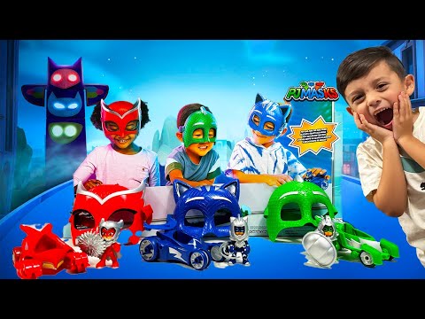 PJ Masks Toys - Kaitus turns into PJ Masks Pretend Play