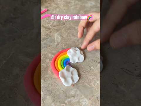 I challenged my sister to make something out of air dry clay! Rate this out of 10 #softclay