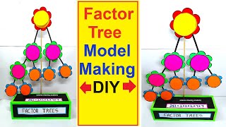 factor tree working model - maths project - tlm - diy | science project academy