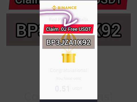 Claim Free💁 .02 USDT Redpackt |#binanceredpacketcodetoday #freecryptoairdrop #redpacketcodeinbinance