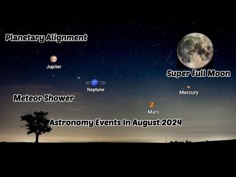 "Unmissable Astronomy Events in August 2024: Meteor Showers, Planetary Alignments & More!