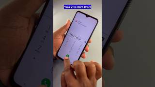 How To Hard Reset Vivo Y17s || Vivo Y17s Pattern Unlock #Shorts