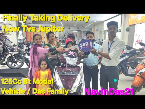 Finally Taking Delivery New Tvs Jupiter 125 Bt Modal Vehicle 31.12.24 | Das Famliy | Tvs Jupiter 125