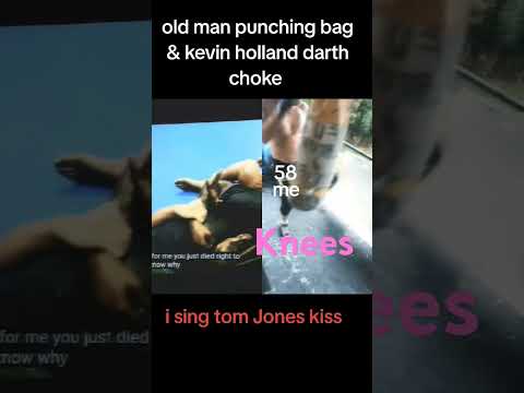 UFC fighter kevin holland darce choke ,old man punching bag.#ufc #music #tomjones #fitness #mma