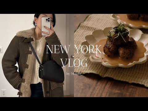 New York vlog🗽I Got New Dishes | Cute Cafe in Soho | Making Swedish Meatballs | Shopping [Eng sub]