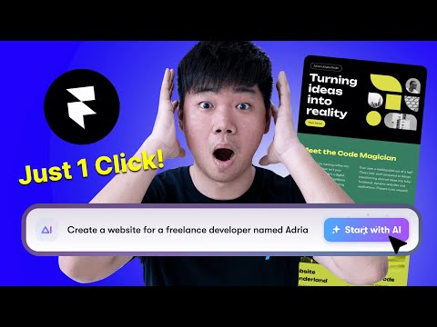 How To Build A Website in 15 Seconds 😱 (AI Website Builder)