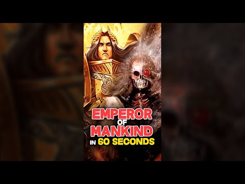 EMPEROR of MANKIND explained in 60 SECONDS - Warhammer 40k Lore #warhammer40k #warhammer40klore #40k