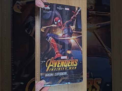 Unboxing 1:10 scale ZD Toys Avengers: Infinity War Iron Spider Collectible Figure #avengers