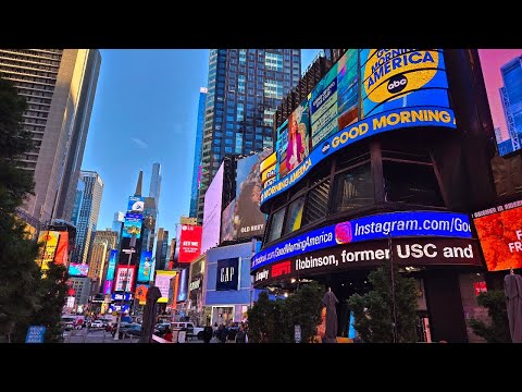 🔴 Times Square & Midtown Manhattan Morning Walk New York City LIVE Nov. 12, 2024