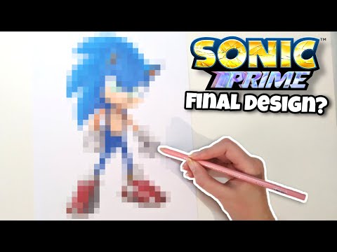 Drawing Sonic Prime 2022 | Final Character Design?