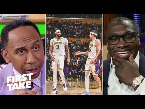 FIRST TAKE | "No LeBron, No Problem" - Stephen A. & Shannon on AD lead Lakers beat Kings 132-122