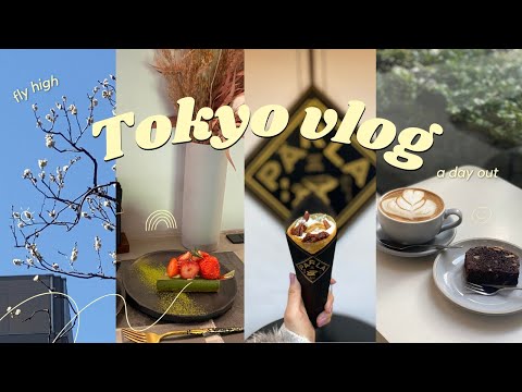 Cafe hopping in Tokyo🇯🇵 Ginza/Omotesando area, Matcha cake, cozy spot, birthday surprise