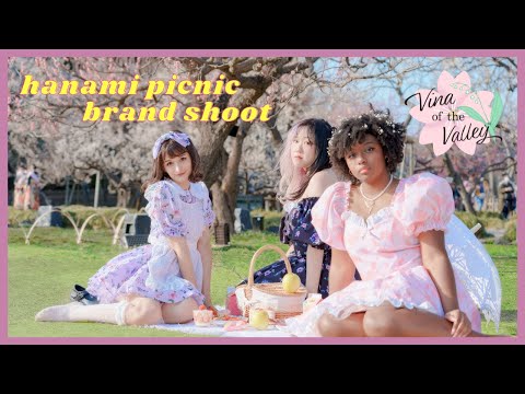 Join Me On My Brand's Photoshoot 🌸 Hanami Picnic