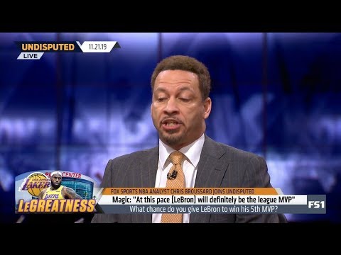 UNDISPUTED | Broussard reaction Magic: "At this pace [LeBron] will definitely be the league MVP"