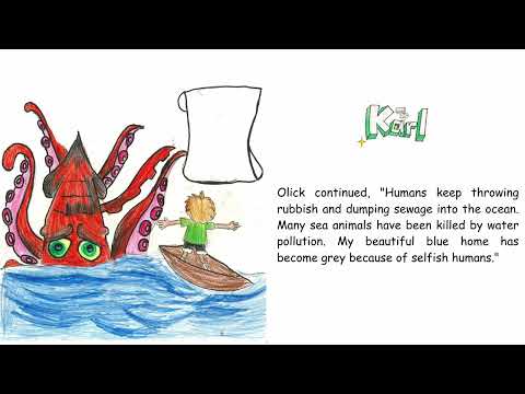 Kids4Kids | Humans and Monster “Olick” 人類與怪物奧利克 | My Story Creation (ENGLISH)