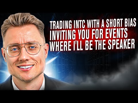 Trading the bias short in INTC! And inviting you for the MoneyShow Canada where I'll be the speaker!