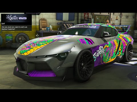 GTA 5 Online - Dinka Jester RR Widebody (Toyota Supra GR LB Works) - DLC Vehicle Customization