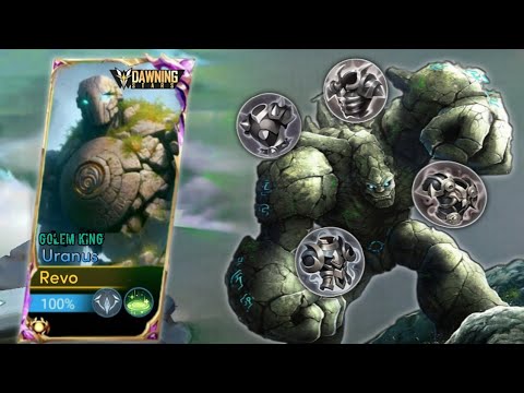 URANUS GOLEM BUILD!! (The best uranus hard rock) 100% SUPER TANKY!