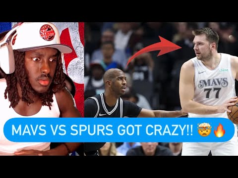 Reaction To Mavs Vs Spurs (GOT CRAZY!!) Spurs At Mavs Highlights Reaction