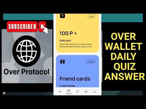 Over Wallet Quiz Answer Today  |today's over wallet quiz answer |Over WalletQuiz #overwallet