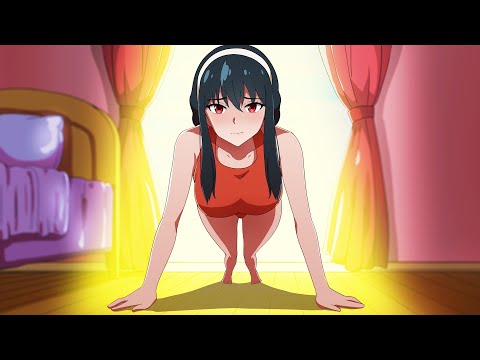 Push UPS with Yor Forger  | Spy x Family Animation