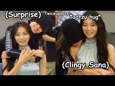 when sana being affectionate to tzuyu *satzu moment* she’s so clingy to tzuyu