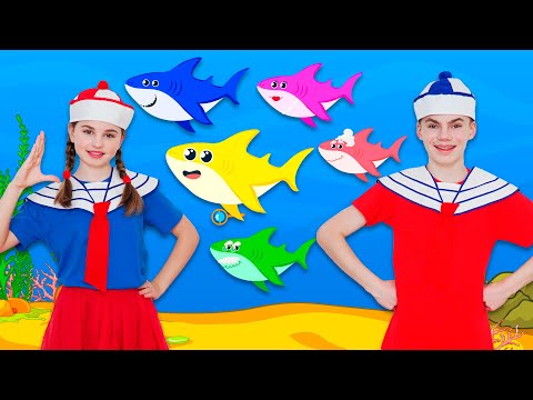 Baby Shark Finger Family Songs and Stories | +Compilation | Nick and Poli