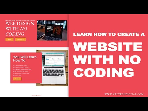 All New Course: Web Design With No Coding. Learn WordPress