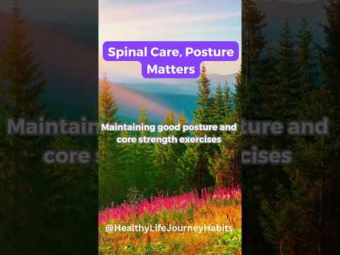 Unlocking Optimal Spinal Health: The Power of Proper Posture #shorts #spinalhealth #properposture