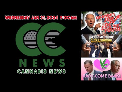 Cannabis News Update- Wisconsin GOP Fighting, NJ Weed Lounges, and can Biden use weed for reelection