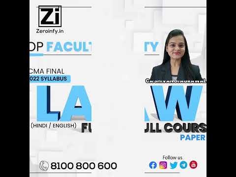 CMA Final Corporate & Economic Laws Paper 13 2022 Syllabus Full Course By CA Shivangi Agrawal